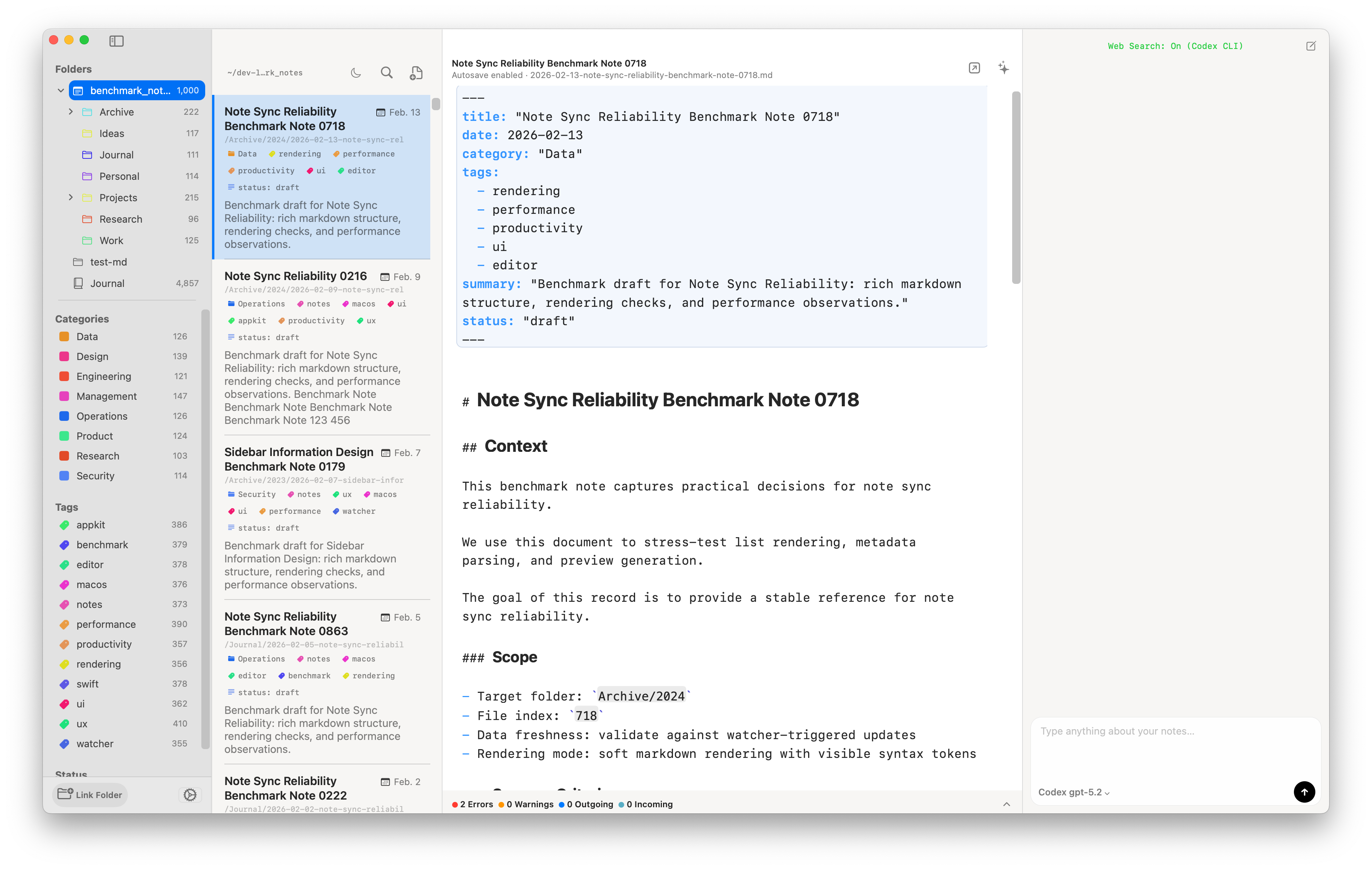 Mai application screenshot